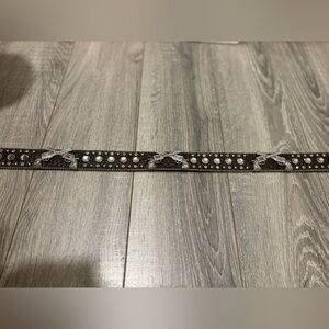 Western Belt with Rhinestone Accents